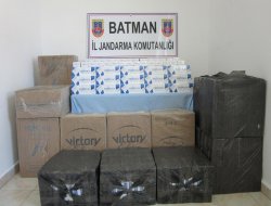 Batman’da kaçak sigara ele geçirildi