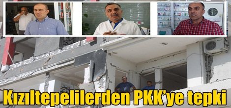 Kızıltepelilerden PKK’ye tepki