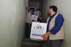 IHO-EBRAR Bingöl’de muhtaç ailelere yardımda bulundu