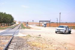 Batman’da trenin çarptığı sürücü ölümden döndü