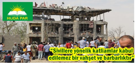 Sivillere yönelik katliamlar kabul edilemez bir vahşet ve barbarlıktır