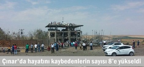 Çınar'da hayatını kaybedenlerin sayısı 8’e yükseldi