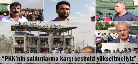 “PKK’nin saldırılarına karşı sesimizi yükseltmeliyiz”