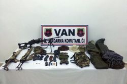 Van’da mühimmat ele geçirildi