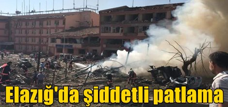 Elazığ Emniyet Müdürlüğü önünde patlama