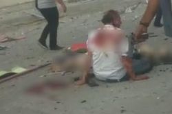 Bombalı saldırıda hayatını kaybeden kızının yanına defnedildi