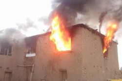 Yangında tüm birikimim kül oldu