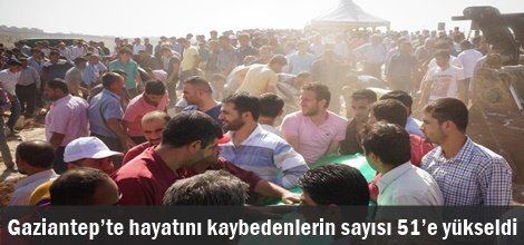 Gaziantep’te hayatını kaybedenlerin sayısı 51’e yükseldi