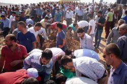 HDP’lilerden cenazede provokasyon girişimi