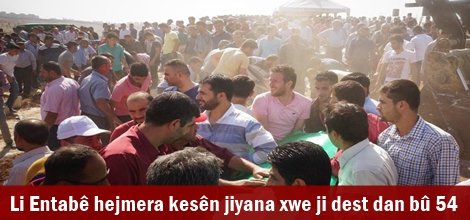 Li Entabê hejmera kesên ku di êrîşê de jiyana xwe ji dest dan bû 54