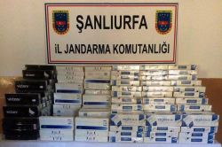 Şanlıurfa’da 4 bin paket kaçak sigara ele geçirildi