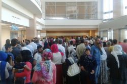 Mardin Devlet Hastanesi'nde sıra kuyruğu