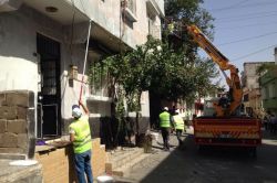 Gaziantep'teki patlamanın izleri silinmeye çalışılıyor foto