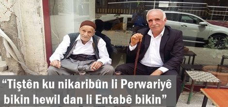 “Tiştên ku nikaribûn li Perwariyê bikin hewil dan li Entabê bikin”
