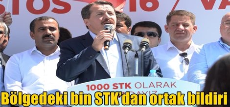 Bölgedeki bin STK’dan ortak bildiri