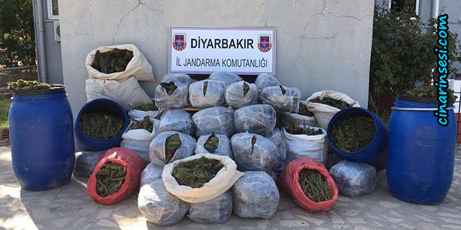 Diyarbakır’da yüklü miktarda esrar ele geçirildi