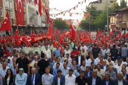 Bingöl’de ‘Teröre Lanet, Huzura Davet’ mitingi yapıldı video foto