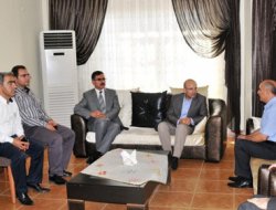 Maliye Bakanından Rektöre Taziye Ziyareti