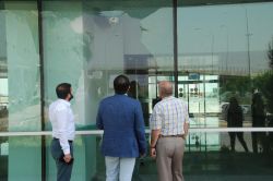 Havaalanına yapılan saldırının tahribatı görüntülendi