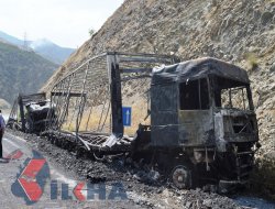 Dîmenên wesayîtên ku li Bedlîsê ji teref PKKê ve hatibûn şewitandin hatin dîtin