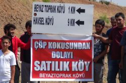 Belediyenin çöp kokusu köylüleri isyan ettirdi