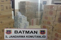 Piyasa değeri 25 bin TL kaçak sigara ele geçirildi