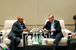 Cumhurbaşkanı Erdoğan, Güney Afrika Devlet Başkanı Zuma ile görüştü