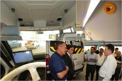 Okul servislerine güvenlik kamerası takıldı