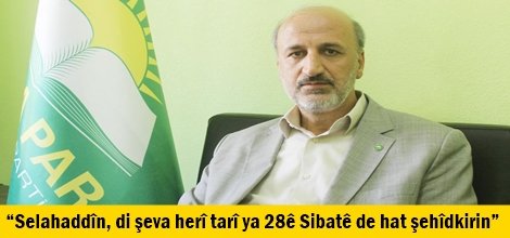 “Selahaddîn, di şeva herî tarî ya 28ê Sibatê de hat şehîdkirin”