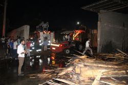 Diyarbakır Keresteciler Sitesinde yangın