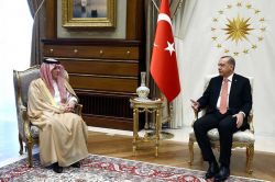 Cumhurbaşkanı Erdoğan, Suudi Arabistan Dışişleri Bakanı Al Jubeir'i kabul etti