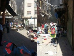 Li Îdlîbê êrîşa bombeyî li sûkê hat kirin: 28 mirî, 40 birîndar