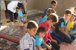 Kentlerden uzak yerleşim yerlerinde bayram coşkusu