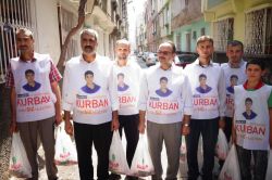 HÜDA PAR Gaziantep Teşkilatı muhtaçlara et dağıttı