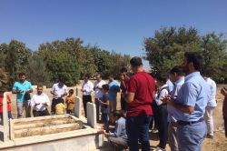 Şehid Şükrü ile Muhyeddin kabirleri başında anıldı