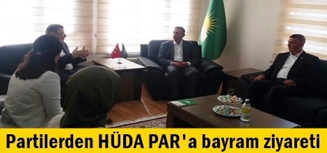 Partilerden HÜDA PAR'a bayram ziyareti