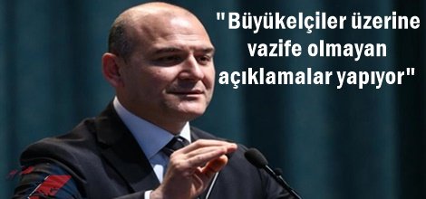 "Büyükelçiler üzerine vazife olmayan açıklamalar yapıyor"