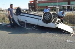 Nusaybin'de trafik kazası: 1 yaralı