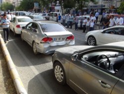 Batman'da Zincirleme Trafik Kazası