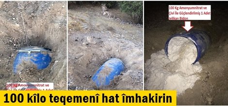 100 kîlo teqemenî hat îmhakirin