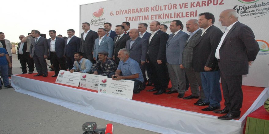 Beşpınar'da Diyarbakır kültür ve karpuz tanıtım festivali yapıldı