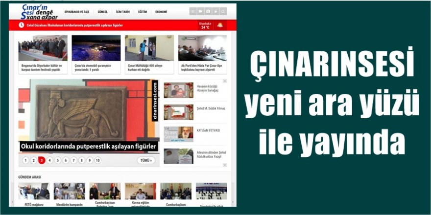ÇINARINSESİ yeni ara yüzü ile yayında