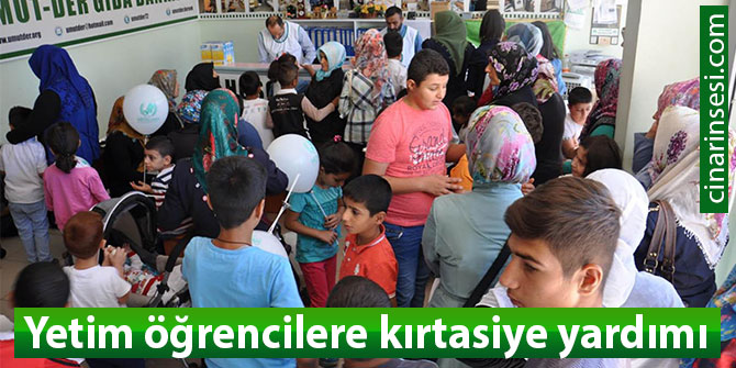 Batman’da yüzlerce yetim öğrenciye kırtasiye yardımı yapıldı