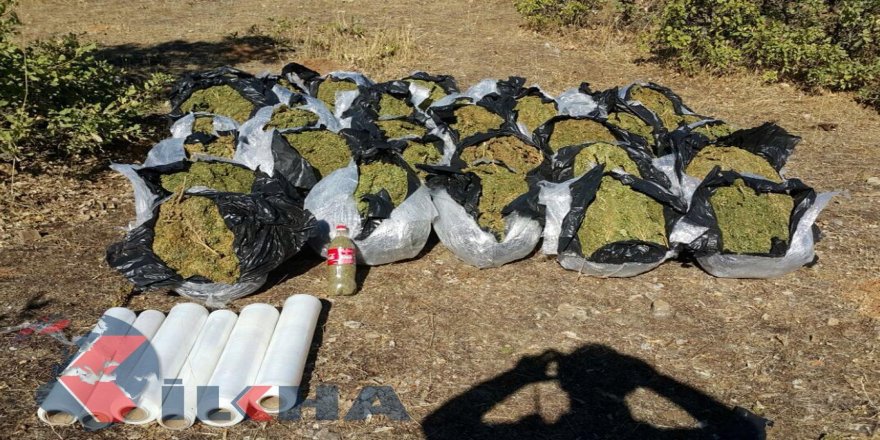 Li Diyarbekirê gelek zêde esrar hat bidestxistin