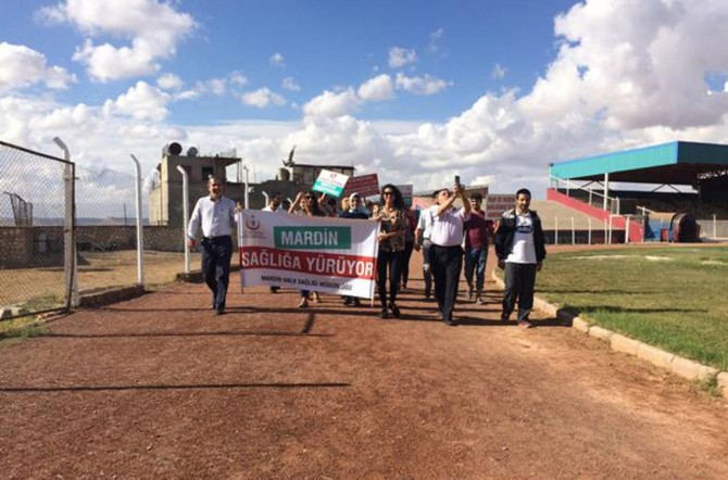 Mardin’de sağlıklı yaşam yürüyüşü