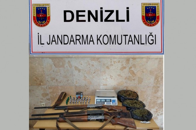 Denizli’de uyuşturucu operasyonu: 2 tutuklama