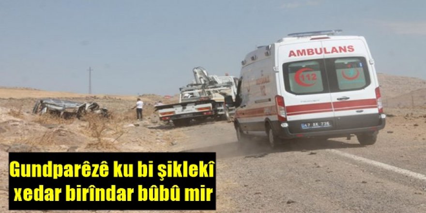 Gundparêzê ku bi şiklekî xedar birîndar bûbû mir