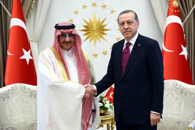 Cumhurbaşkanı Erdoğan, Suudi Arabistan Veliaht Prensini kabul etti