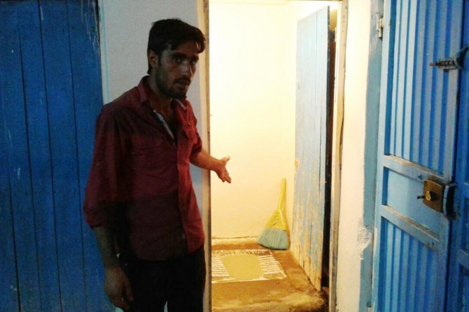 Şanlıurfa’da evini lağım suyu basan vatandaş tepkili