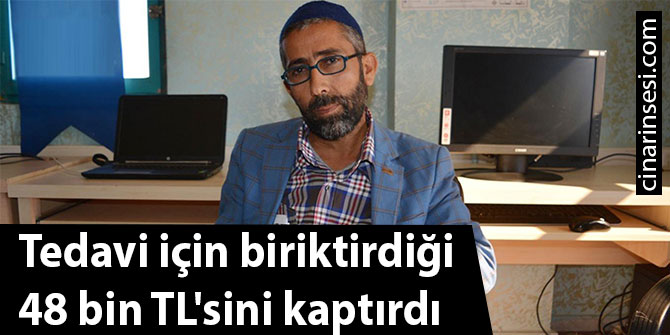 Batman'da tedavi için biriktirdiği 48 bin TL'sini kaptırdı